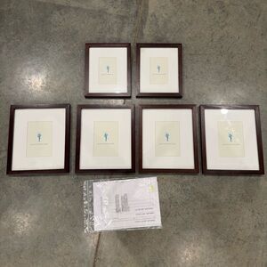 6 pottery barn picture frames bundle